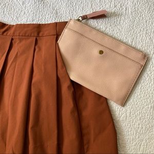 Skirt elastic waist back box pleat size XL